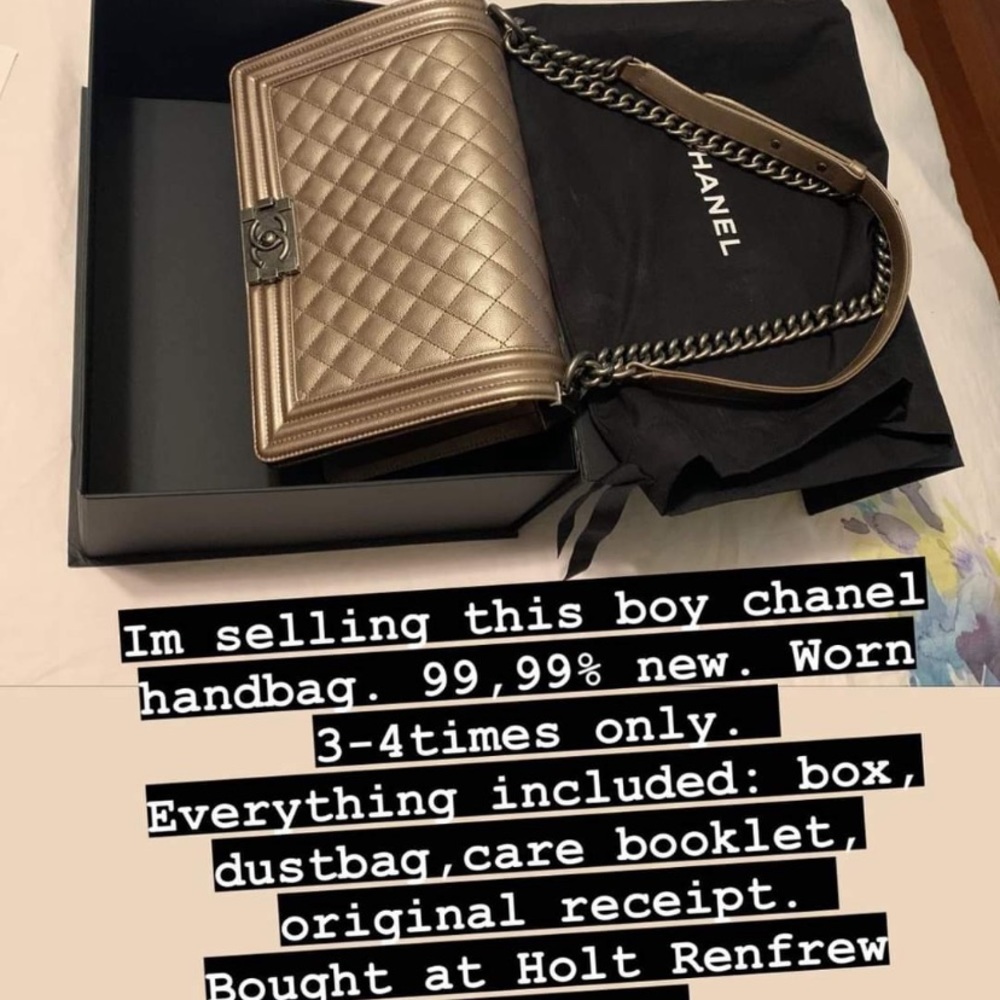 Channel boy bag